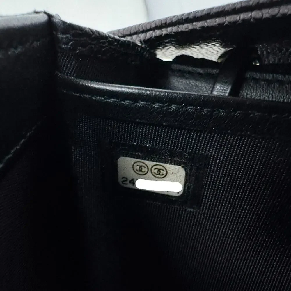 Chanel Chevron Boy Flap Long Wallet